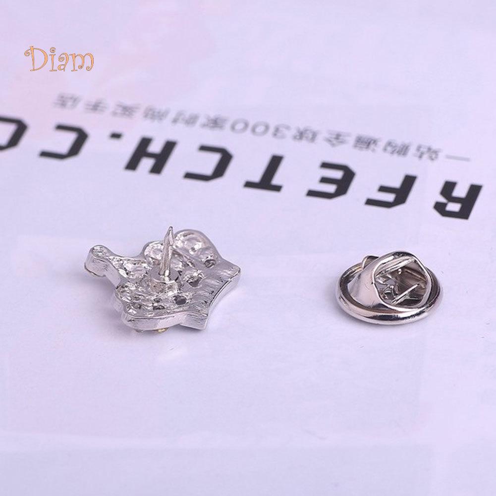 Bijoux diamantés, couronne Chic, pierres de cristal, broche, chemise, col de veste pour femmes