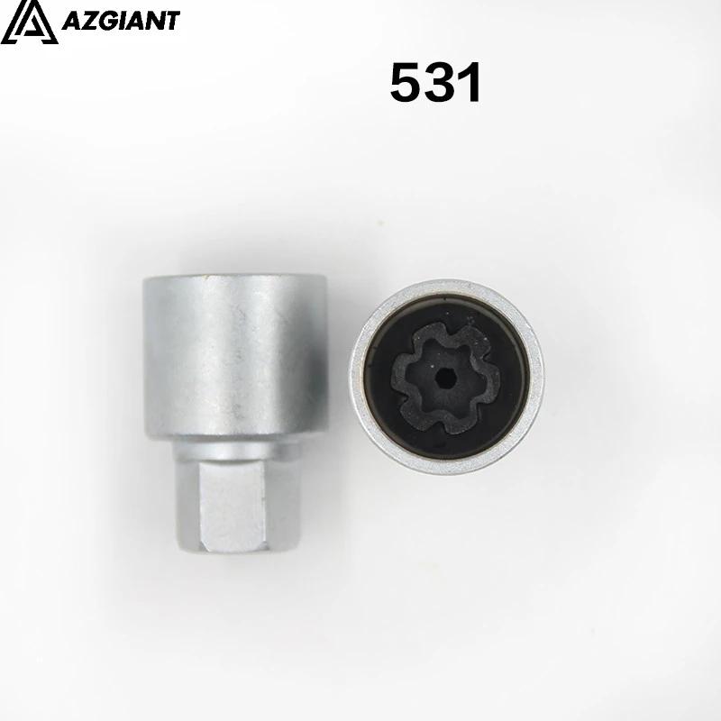 1 Τεμάχιο Εργαλείο Αφαίρεσης Αντικλεπτικής Βίδας Ελαστικού Αυτοκινήτου Μανίκι Κλειδιού Για Volkswagen Beetle Polo Golf Jetta Passat CC Tiguan Εργαλεία Επισκευής