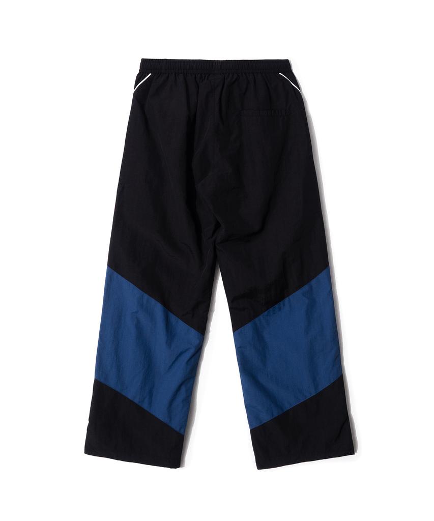 QT8 GARMENTS Lb Track Pants (Black/Blue)