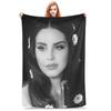 Lana Del Rey Dio Gesù Coperte Traspiranti Flanella Coperta da Divano per Casa Camera da Letto Viaggio Plaid Copriletto Piumino