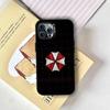 Game Resident Evil Video Phone Case For iPhone 17,16,15,14,13,12,11 Plus,Pro Max,XS,Colored Silver Plated Inside Cover