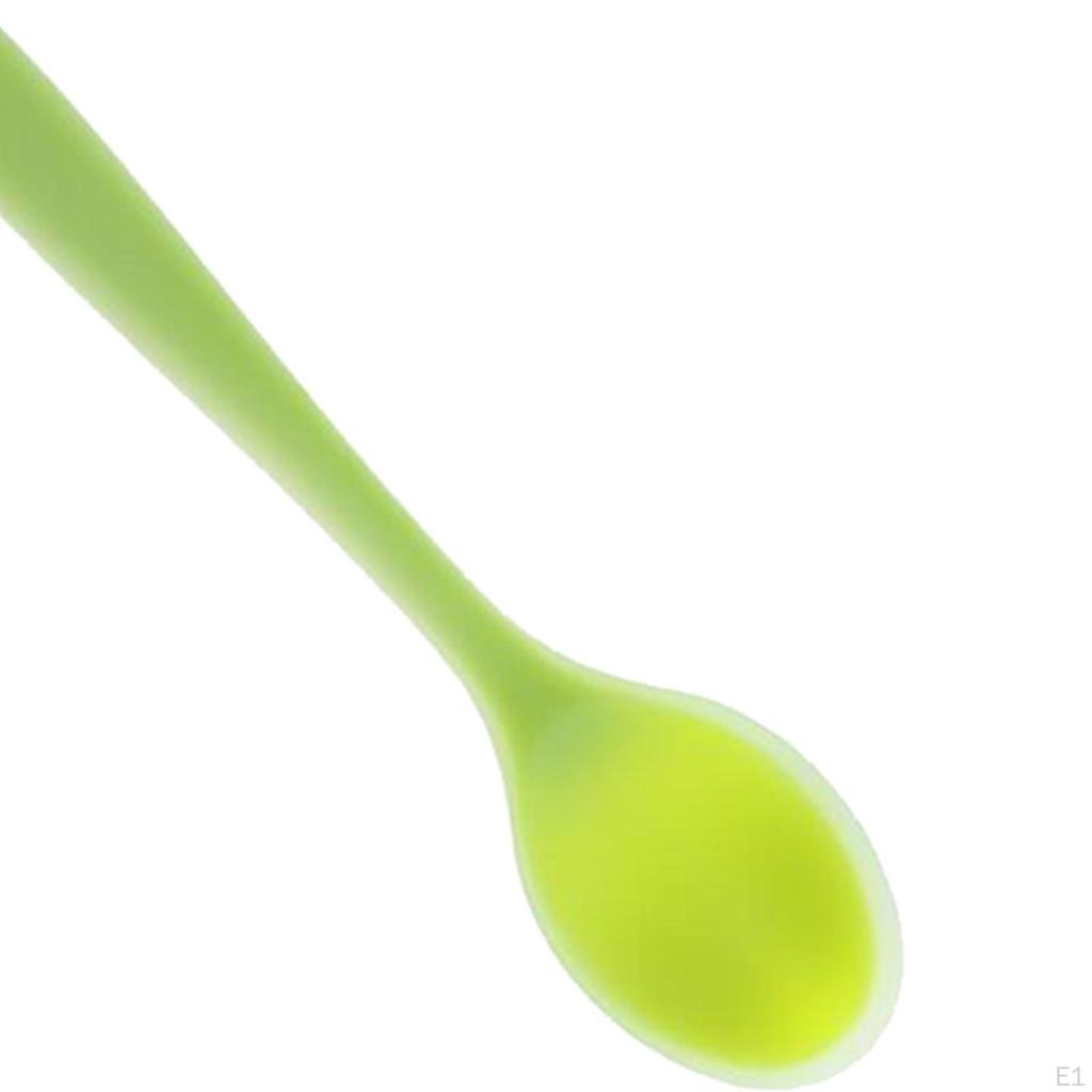 3 Pcs Translucent Silicone Soup Spoons 8 Inch Tablespoons &