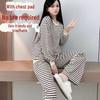 Women's Long-Sleeve Padded Pajamas, Cute Cartoon Style, Large-Size, Spring & Autumn Homewear, 2024 New Collection.