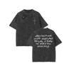 Camiseta Oversize Para Hombres Mujeres HipHop Camisetas Lavadas cactus jack Manga Corta Tops de Regalo look mom i can fly K39