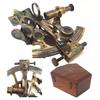 Collectible Handmade Brass Sextant 4" Antique Kelvin & Hughes London 1917