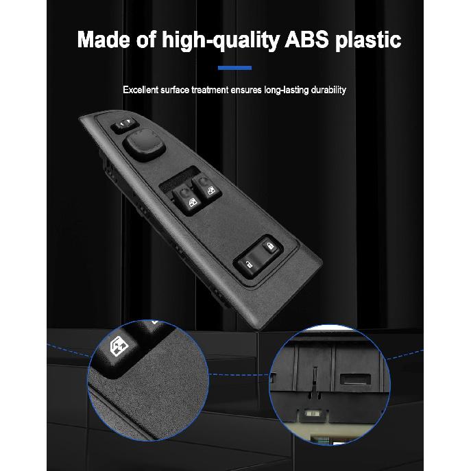 15883318 Master Power Window Switch W/Bezel Front Driver Side Fit For Chevy Silverado 1500/2500/3500 & GMC Sierra 1500/2500/3500 2003-2007, Replace