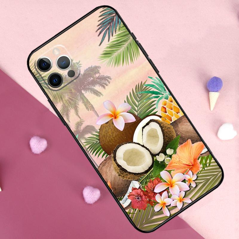 Aloha Beach Life Hawaii Phone Case For iPhone 17 Pro Max 11 14 15 16 Pro Max Plus 12 13 Mini 16e 17 Air Back Cover