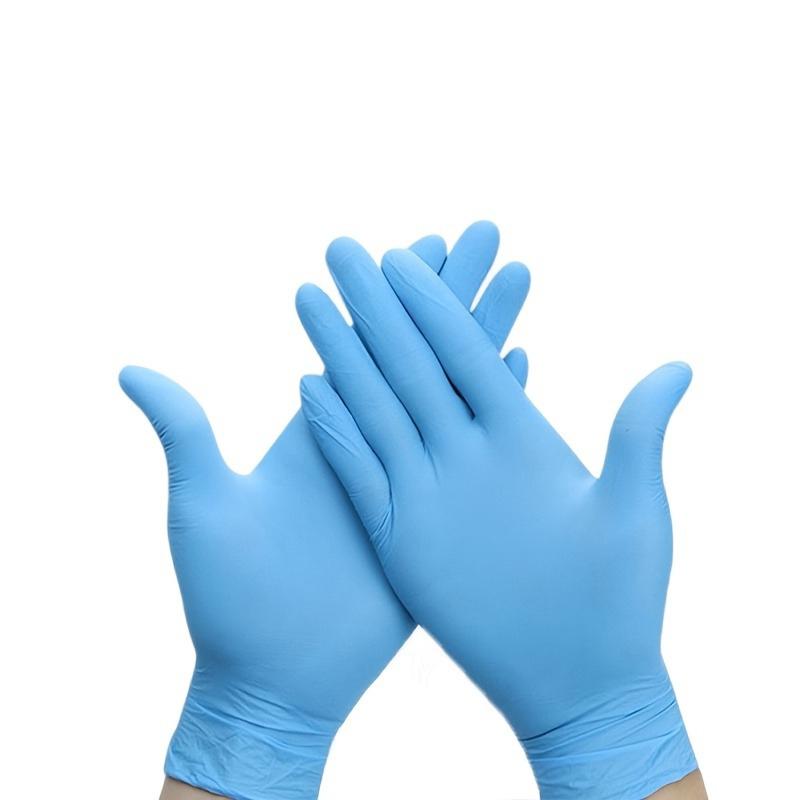 100Pcs Disposable Nitrile Gloves,Durable Household Cleaning Gloves,Garden Planting and Digging Non-slip Dirt-resistant Gloves