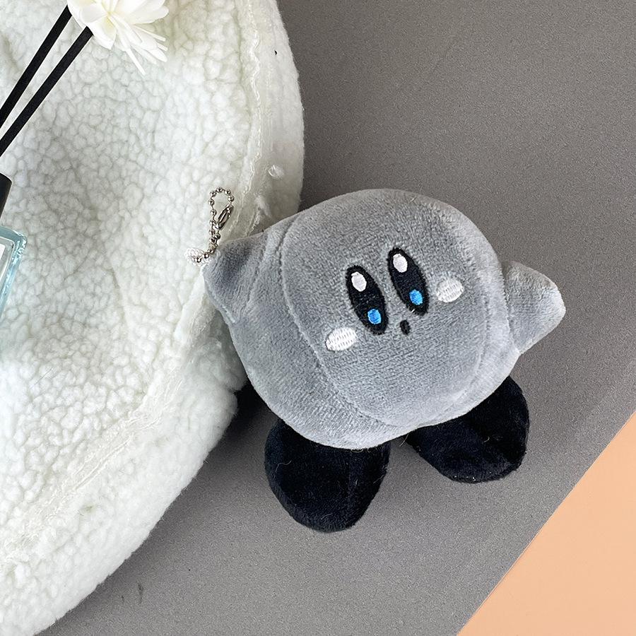 Cartoon Dark Black Star Card Doll Plush Doll Small Coal Ball Kibbean Bag Pendant Grab Machine Doll Plush Toy