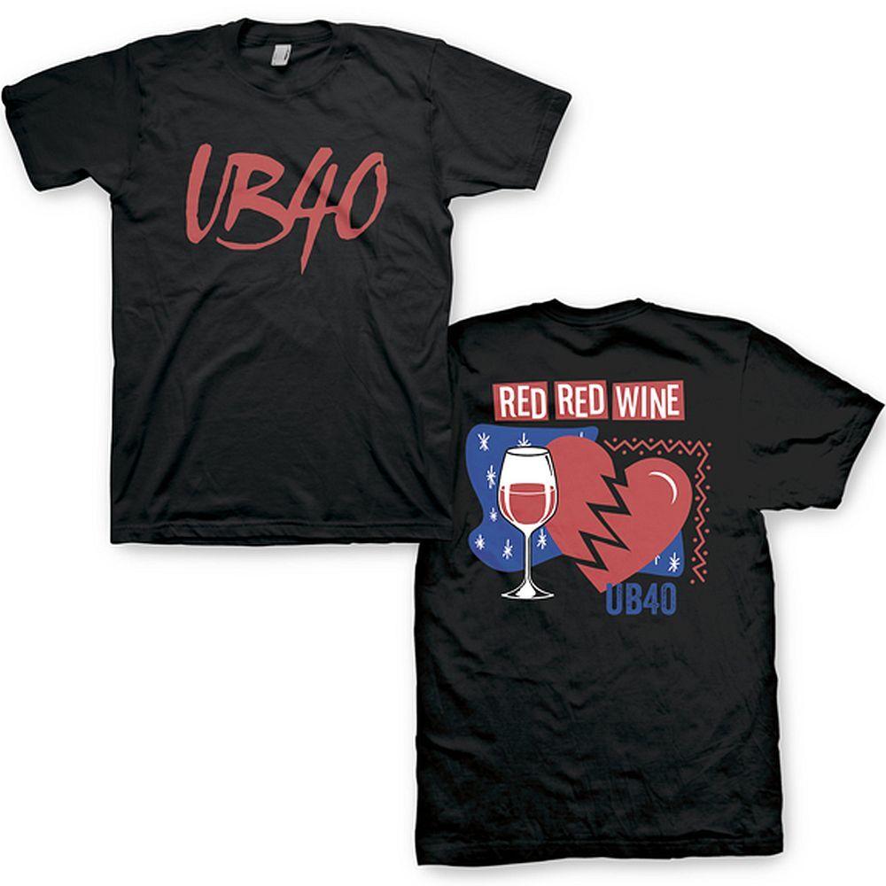 UB40 Red Red Wine Double Sided T-Shirt XL