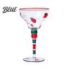 Classic Margarita Cup Mexican Hand Painted Glass Champagne Cocktail Glasses