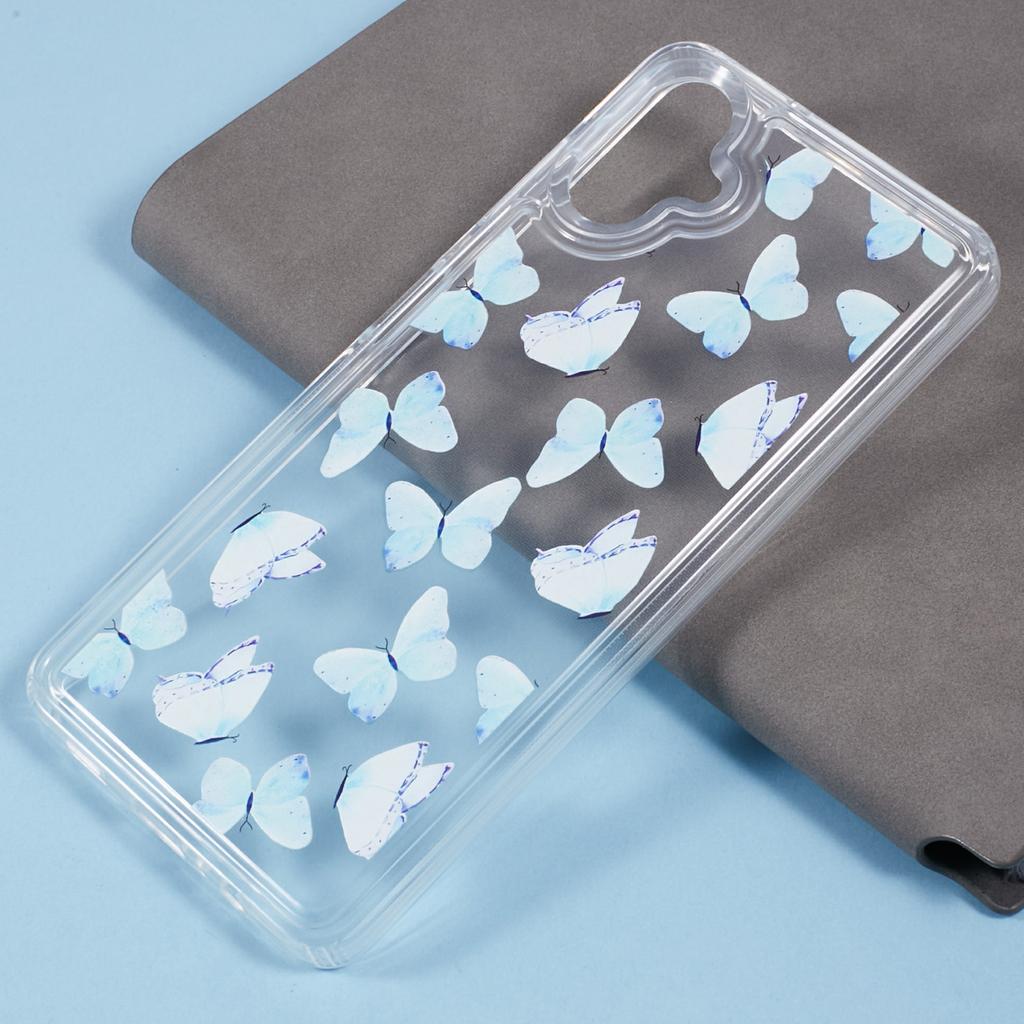 For Samsung Galaxy A06 4G Case Anti-Drop Airbag Butterfly Pattern Printing TPU Phone Cover