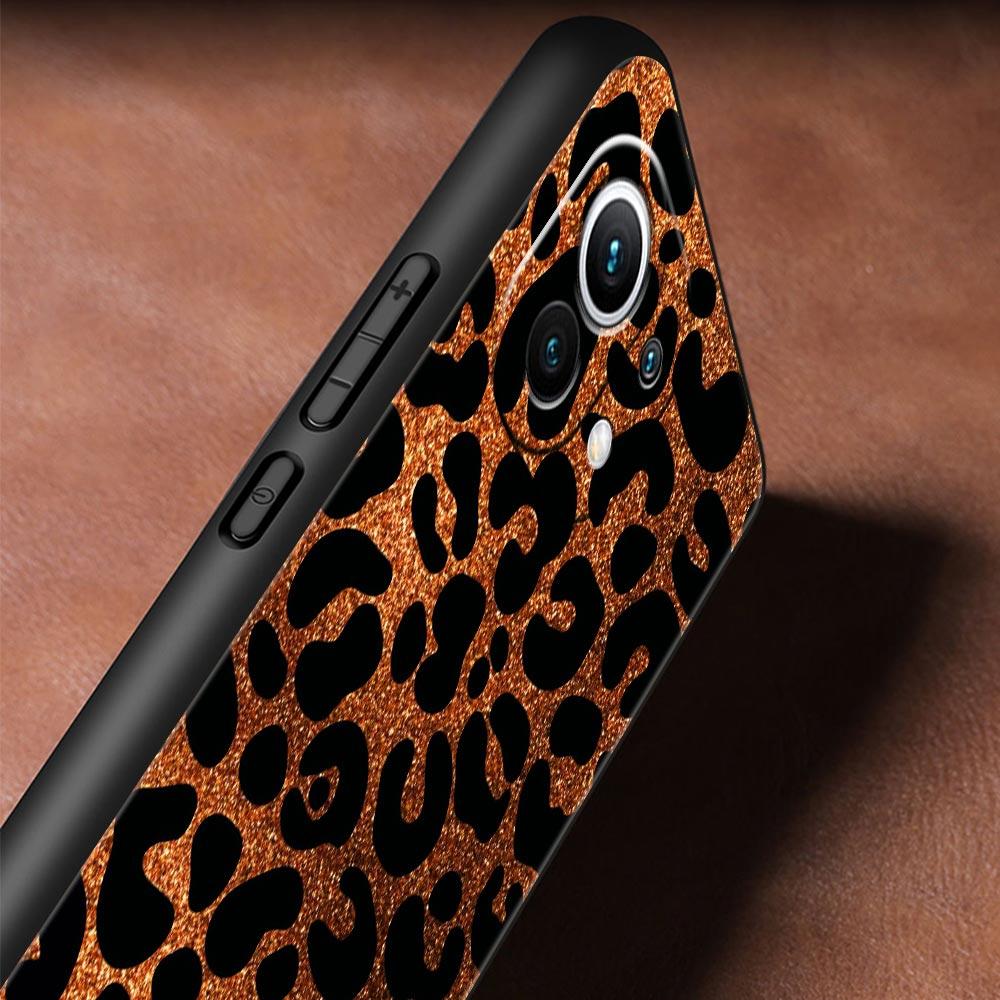 Phone Case For Xiaomi Mi 15 14 13 12 11 Lite 14T 13T 12T 11T Pro Poco X7 X6 X5 X3 Pro F6 F5 F4 Cover Sexy Trendy Leopard Print