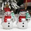 5Pack Christmas Decorations Snowman Pendant Hanging Ornament Festival Home Decors Tree Hangings Seasonal Holiday Props