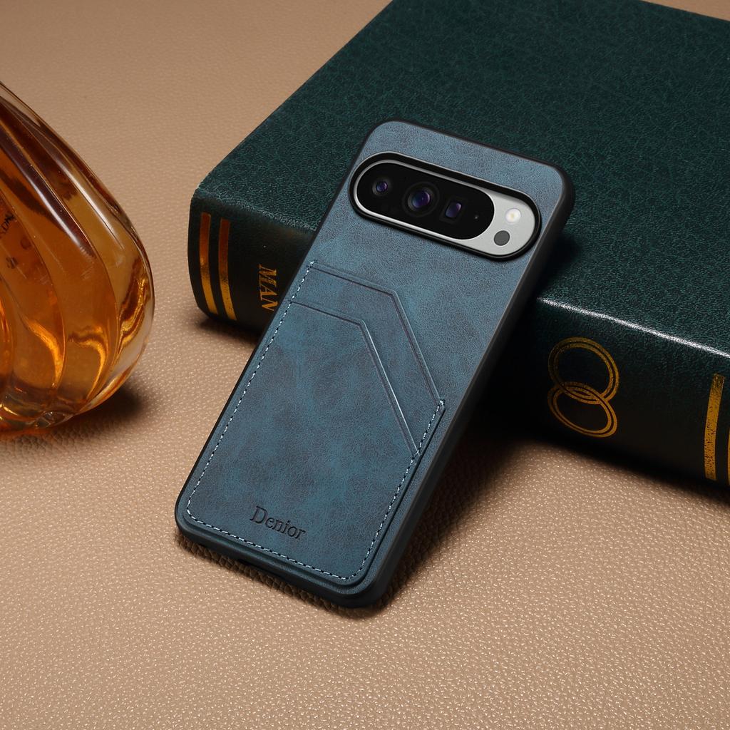 EUCAGR For Google Pixel 10 10 Pro XL Pixel10Pro Luxury Retro Wallet Phone Case Card Holder PU Leather Back Cover