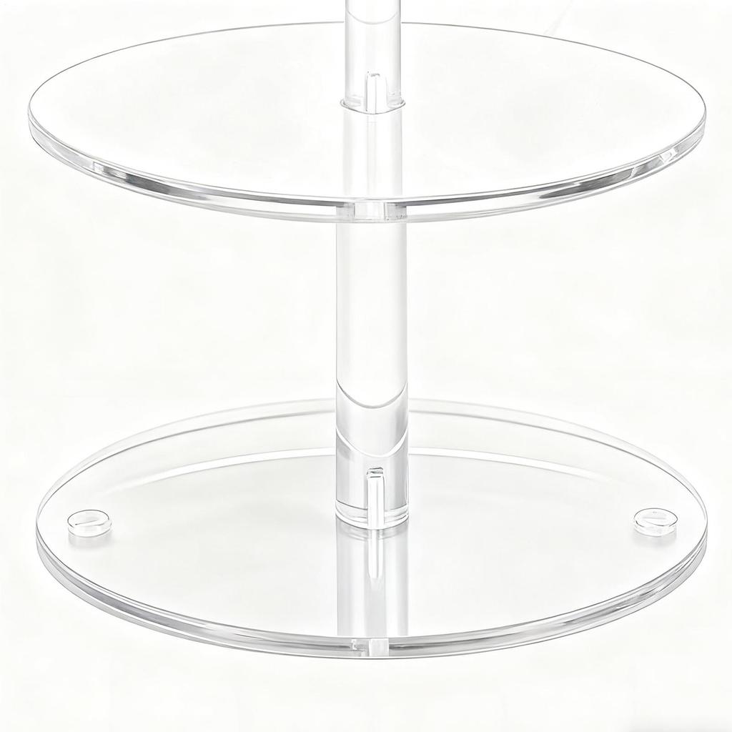 Donut Display Stand 4 Pieces Acrylic Non-Slip Dessert Table Bagels Tower Party Food Display For Birthday Wedding Baby Shower