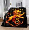 Galatasaray Flannel Blanket Soft Warm All-Season Throw, Design for Camping, Car Travel, Hiking Sofa, Bed, Office Perfect Gift for Parties