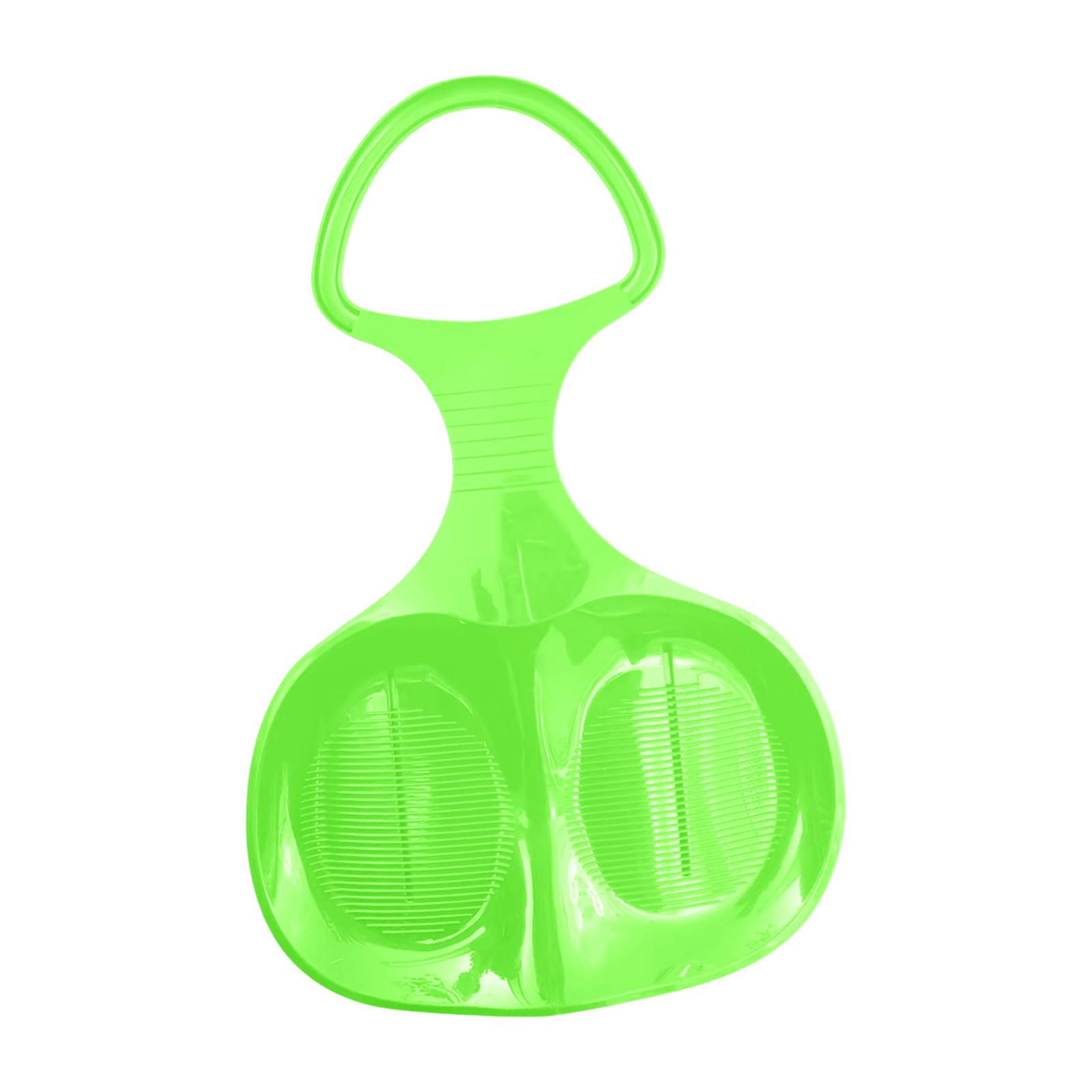 Снегокат Прочный Большой Садовый Сани-Ледянка Санки с Ручкой Лыжная Доска, Песочный Слайдер Санки-Ледянки Лыжная Доска Подушка Слайдер зелёный