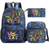 Rhythm Box Peripheral Elementary School Bag Large Capacity Starry Sky Backpack Three-piece Set