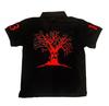Y2K 3D Embroidered Unisex Polo Collar Casual Sports Top