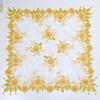 NEUE goldene Perlenblumen Stickerei Tischdeckenbezug Hochzeit Esstischdecke Küche Weihnachten Tischdekoration und Zubehör
