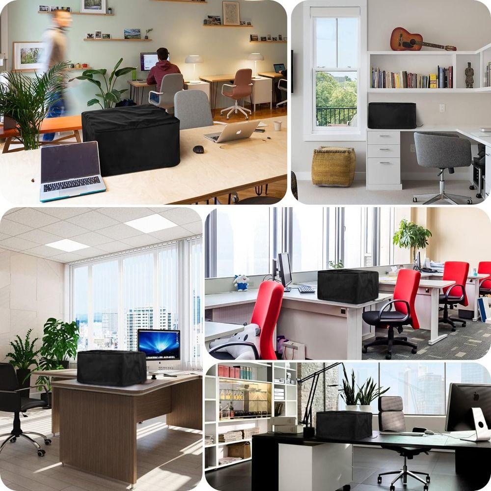 Waterproof Printer Dust Cover Black Silver Microwave Cover Dust Protection Cover for HP