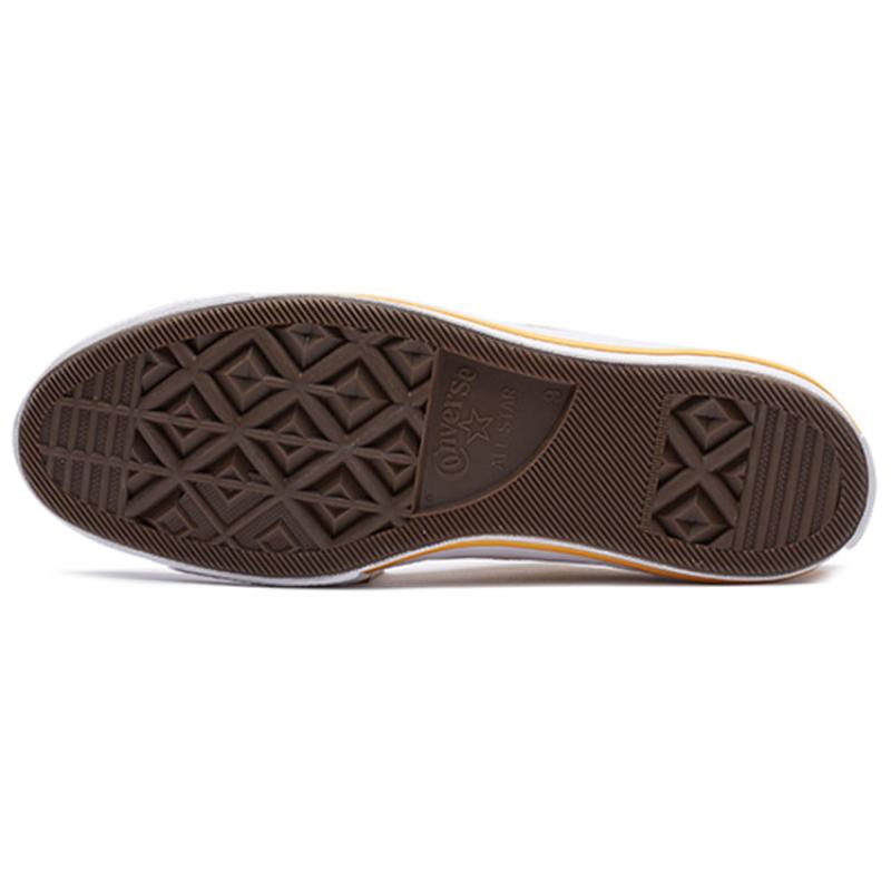 Converse One Star Yellow White Color Block Slip-resistant Lightweight Low-top Skate Shoes Unisex Color Block