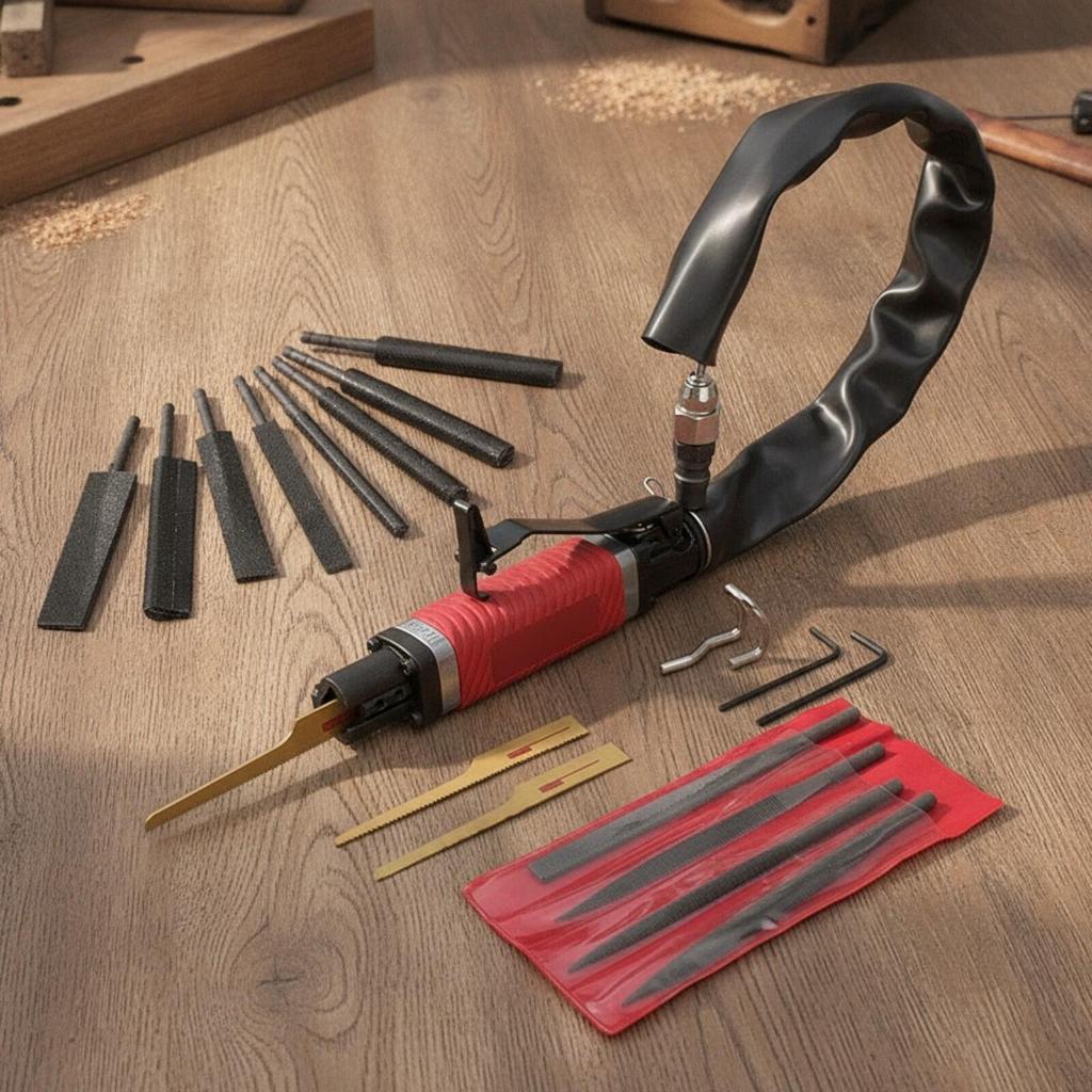 Air Body File Non-Slip Reciprocating Sturdy for Metalworking, Workshop