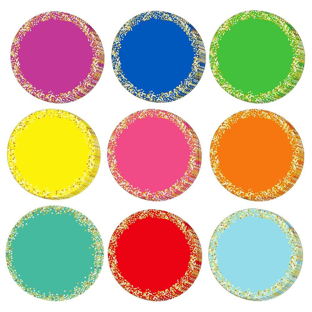 

108 шт. Вырезы Пятиконечная звезда Декоративная кайма DIY Крафт Украшение для билборда Учебные материалы Round