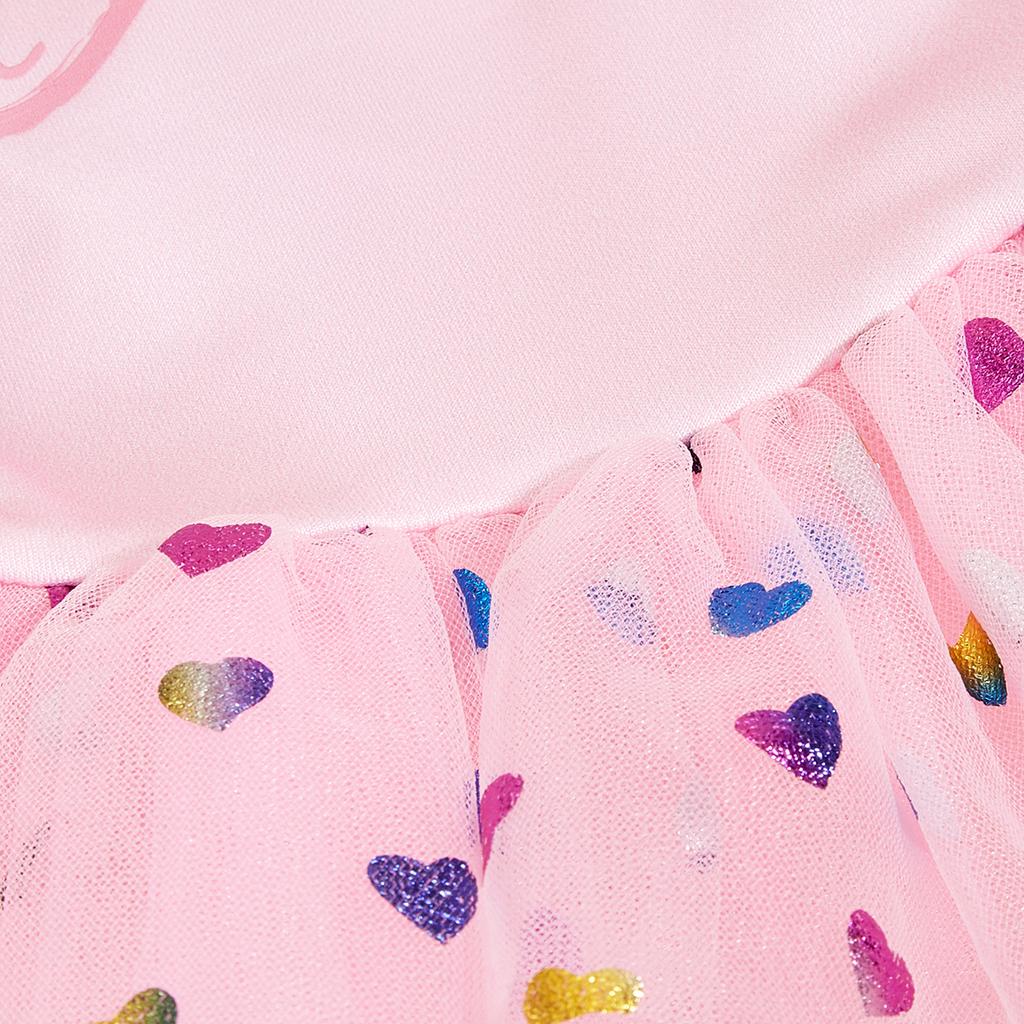 Dog Dress for Small Dogs  Costume Love Heart Sequins Puppy Tulle Princess Dresses Doggie Pet Summer Clothes Apparel for Dogs Cat