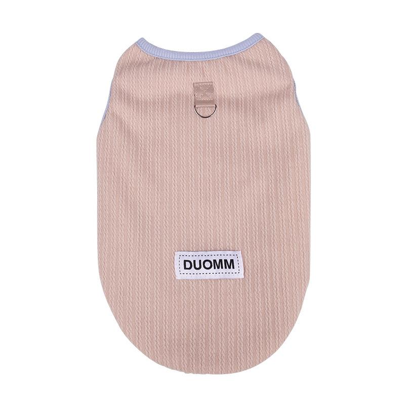 Cat puppy dog clothes autumn and winter Korean version thickened vest teddy than bear small and medium dog pet pajamas