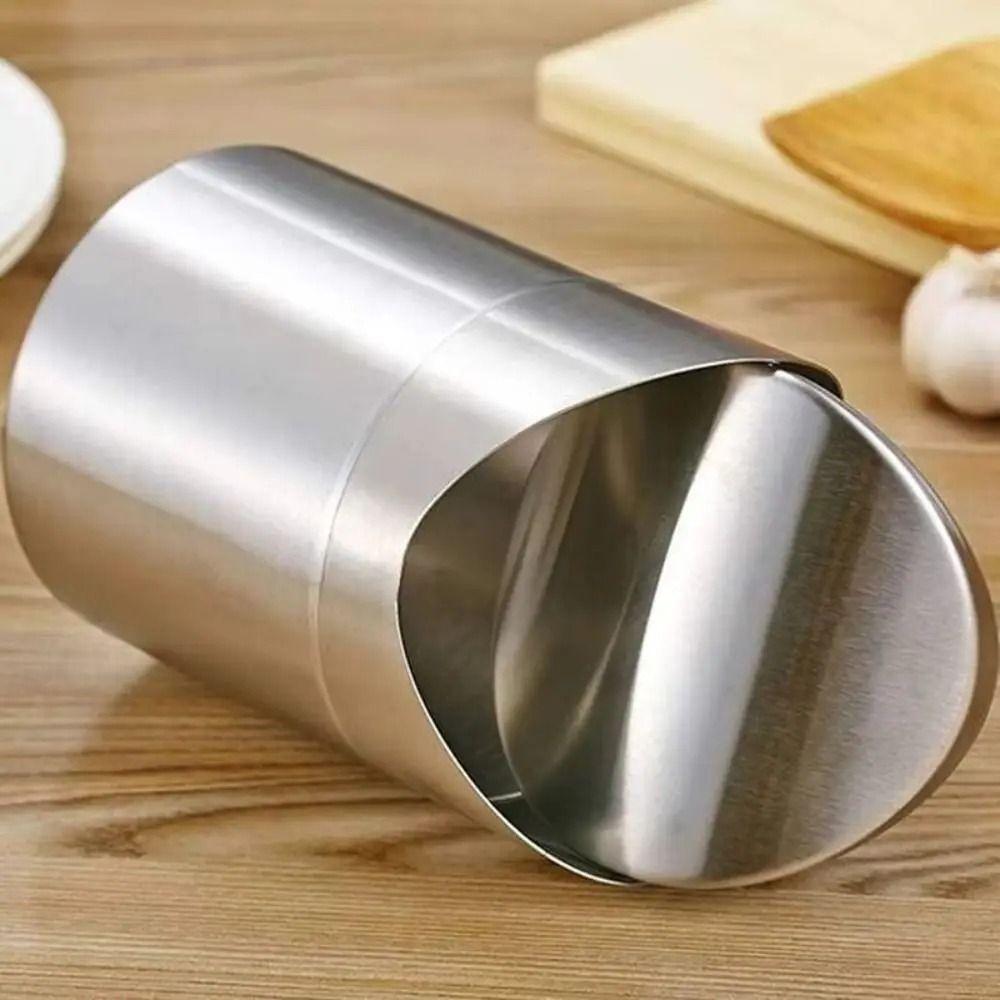 Rust-proof Desktop Trash Can Dust-proof Desktop Dumpster Mini Flip Trash Can  Bathroom