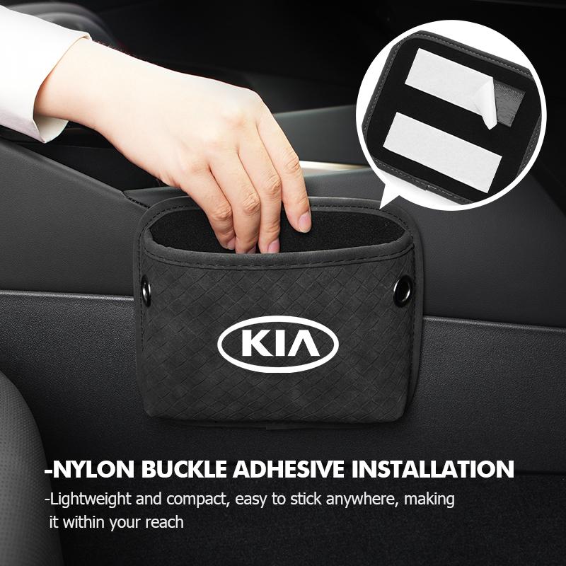 Car Door Storage Boxes Drink Card Key Sunglasses Holder Storage Bags Accessories For KIA Stinger Optima Cerato Soul Venga Forte