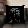 Bitcoin Cryptocurrency Btc Cushion Cover Natural Linen Organic Fabric DoubleSided Printing Sofa Home Decor Breathable