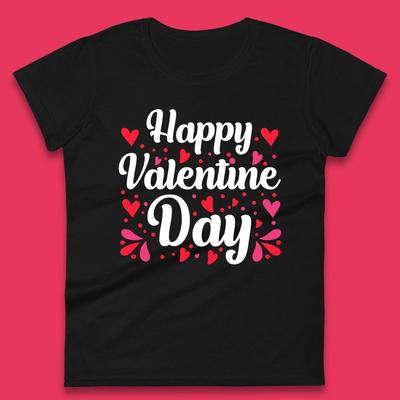 Happy Valentine Day Womens T-Shirt Mens Tops Tees Unisex