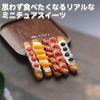Moin Moin Miniature Sweets Set (5 Pieces) + Plate + Wooden Tray + Silver Cutlery Set (2 Sets)  16 112 Scale Cafe Bread Realistic Desserts with
