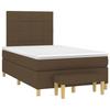 Maison Exclusive - Sommier à lattes de lit avec matelas Marron foncé 120x200 cm