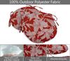 Vargottam Indoor Outdoor Round Bistro Chair Cushions Block Print 15-Inch Bistro Chair Pads Waterproof Seat Chair Cushion For Home