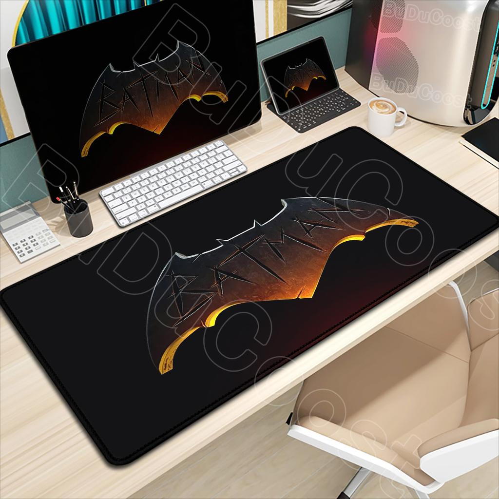 B-Batman Mouse Pad HD Large Gaming Non-slip Rubber Keyboard Desk Mat Office Laptop Computer Pc Gamer Cabinet Mousepad Xxl Carpet