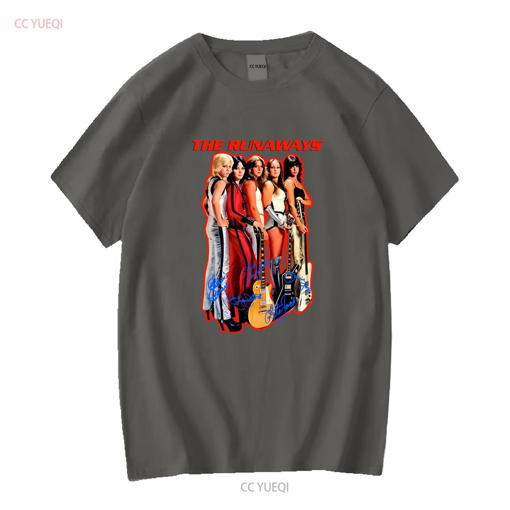 T-shirt The Runaways nuovo miglior regalo per i fan vintage Lavata Elasticizzata uomo Top Per Uso Quotidiano Casual Leggermente