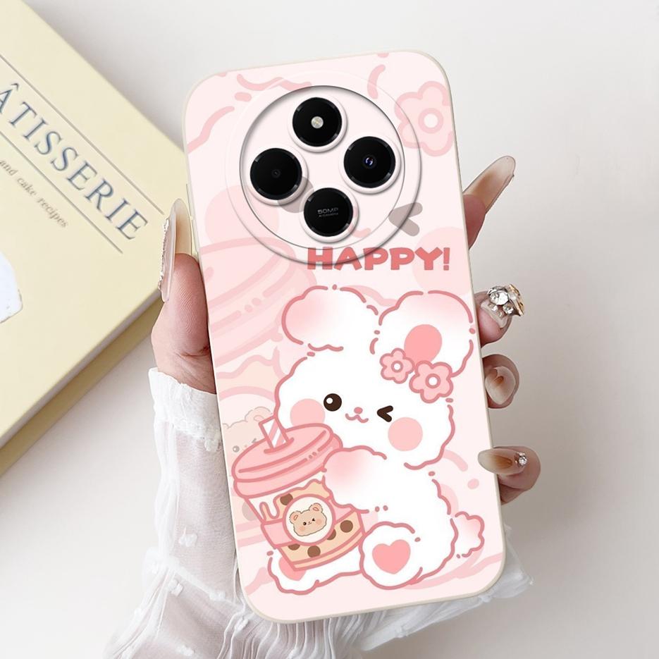 For Xiaomi Redmi 14C Case PocoC75 Cute Panda Cartoon Cover Soft TPU Phone Case For Xiaomi Poco C75 C 75 Redmi14C Back Cover Bags