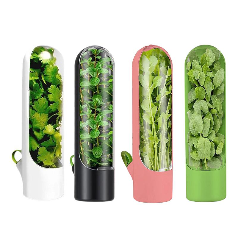 1/2/3Pcs Vegetable Preserving Bottle Herbal Preserving Herb Storage Bottle Home Kitchen Gadget Fresh for Storing Kitchen Supply