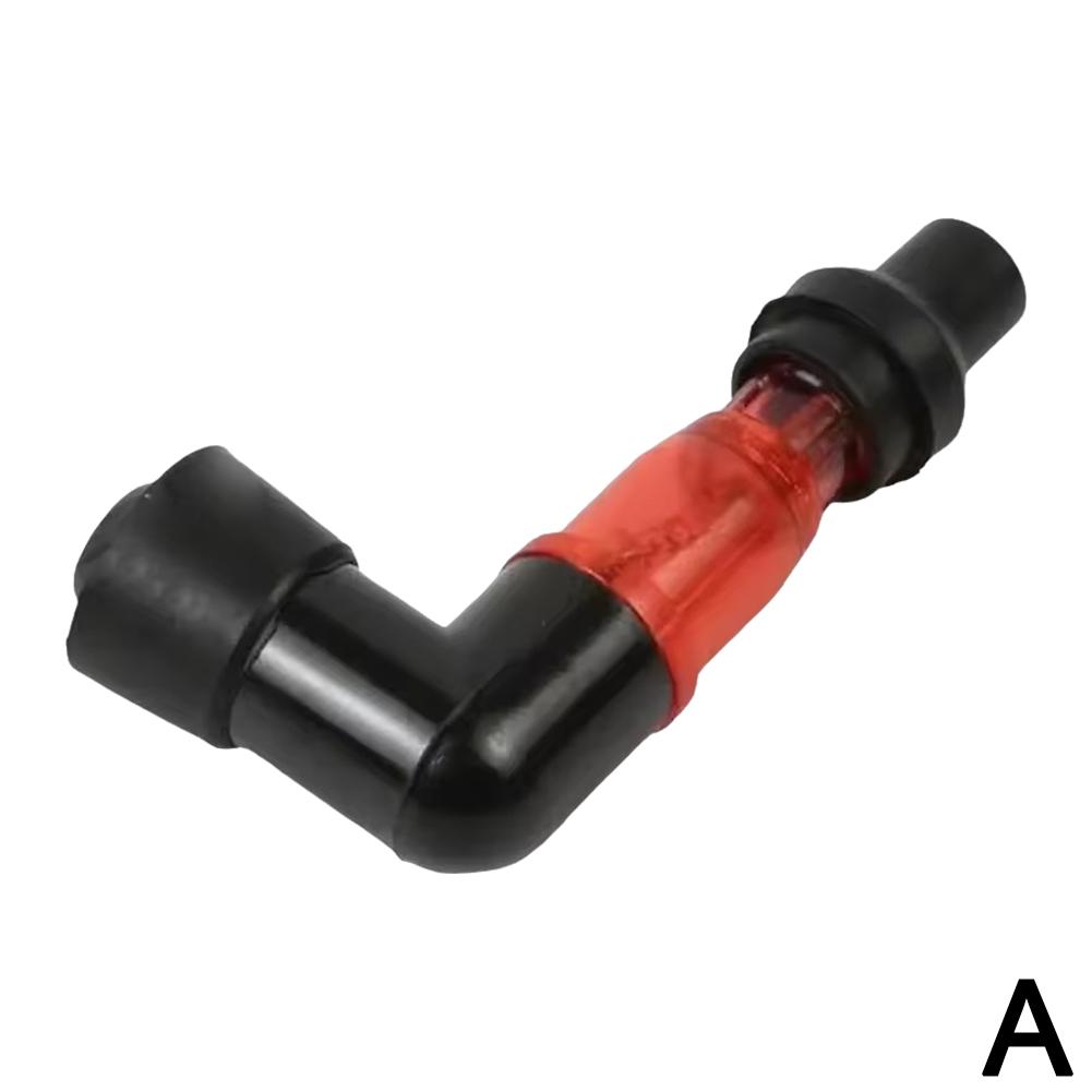 Motorcycle Ignition Spark Plug Cap Universal Flash Spark Plug High Pressure Cap Elbow Shaped Motorcycle Modification Accessories
