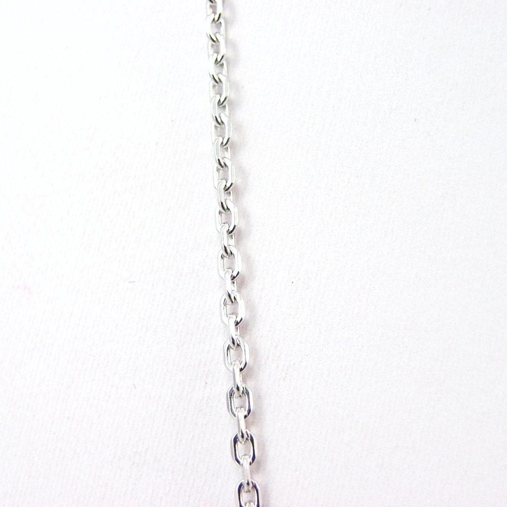 Altesse [G2215] - White 'Papillon Lumière' Silver Necklace