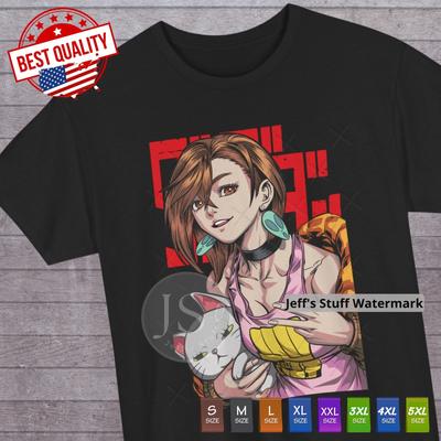 Momo Ayase Waifu T Shirt Anime Dandadan Manga Tee Japanese Otaku Cosplay