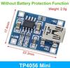 TP4056 18650 Lithium Battery Charger Board | 3.7V/3.6V/4.2V with 1A Overcharge & Over-discharge Protection