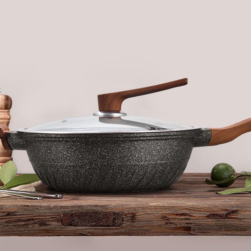 CINDYCOCO Maifan-Stein Antihaft-Wok