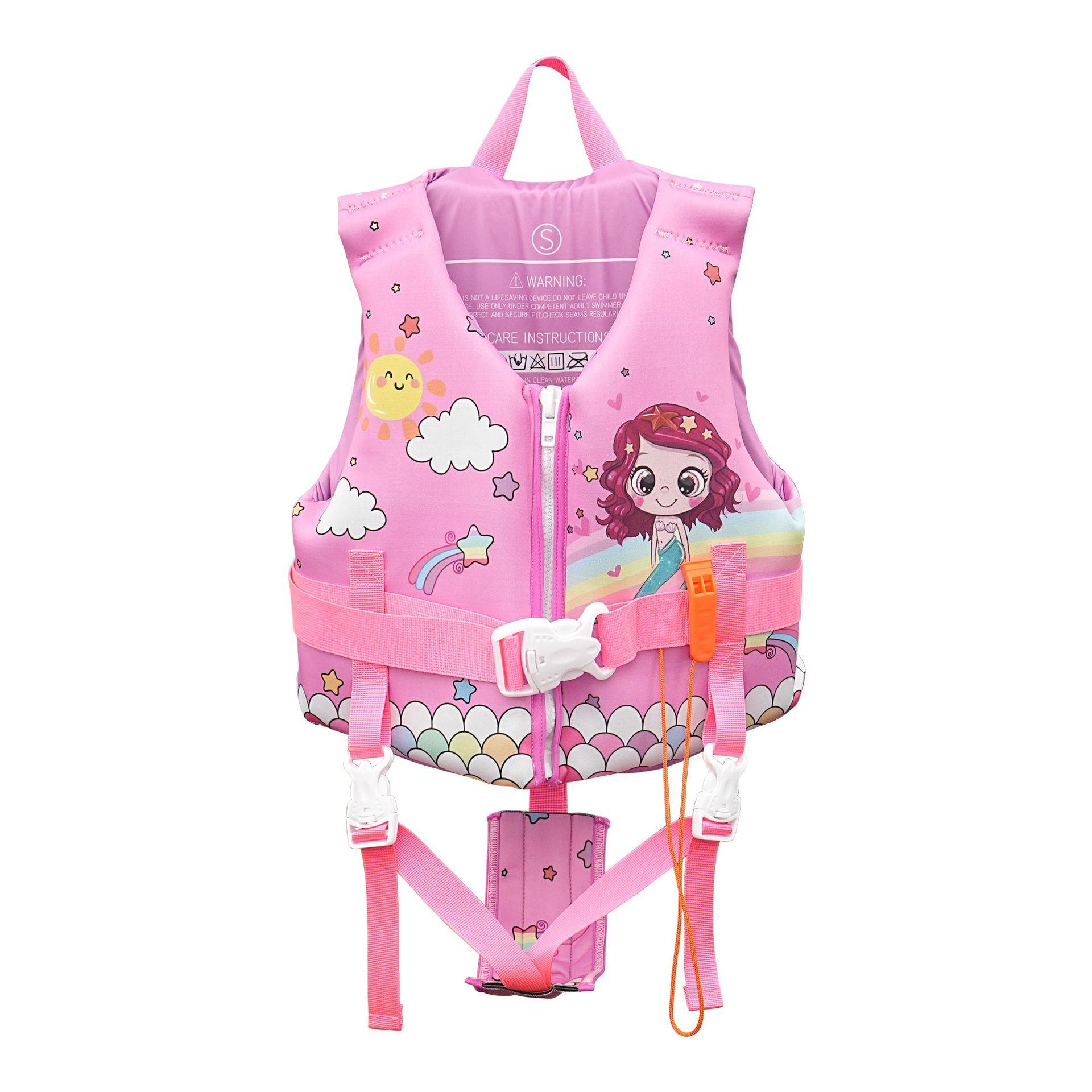 

Children s Life Jackets, Buoyancy Vests, Drifting Vests, Adjustable and Tightened Water Assisted Swimming Equipment 45x45cm рожевий