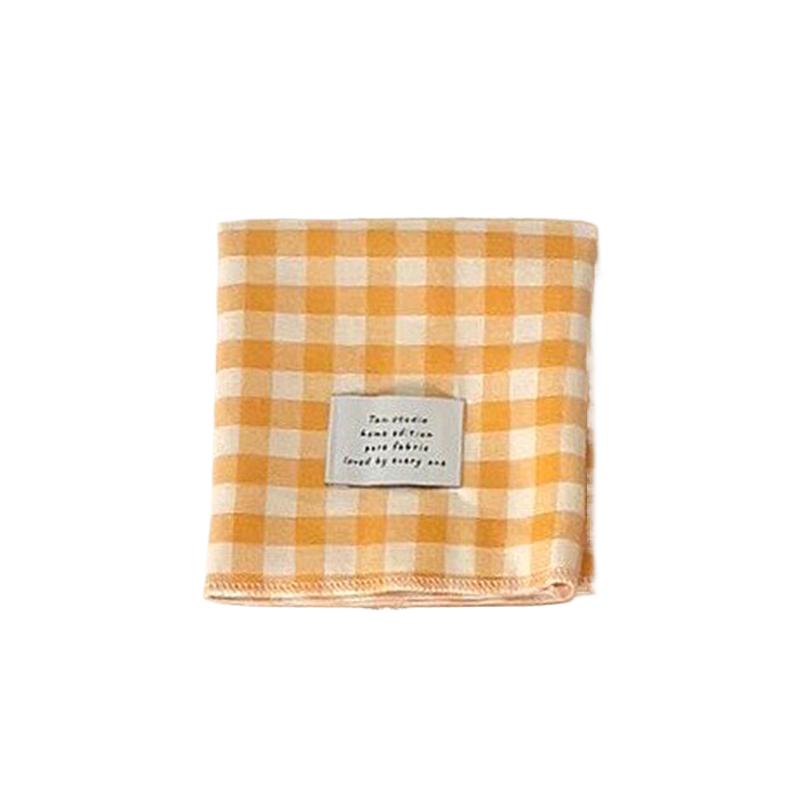 

1 шт. Хлопковый клетчатый плейсмат, украшение для стола, фон для сервировки еды, ткань, аксессуары для украшения дома 38x28 см