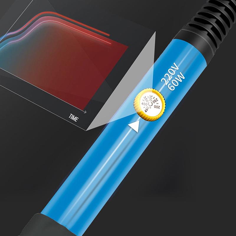 Mini lutownica regulowana temperatura lutownica elektryczna stacja lutownicza Mini uchwyt ciepła ołówek narzędzia do naprawy spawania 60W